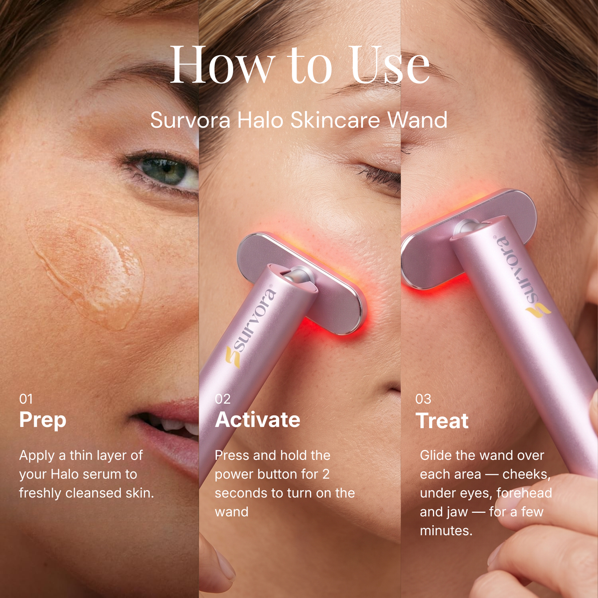 Survora® Halo - 4-in-1 Skincare Wand