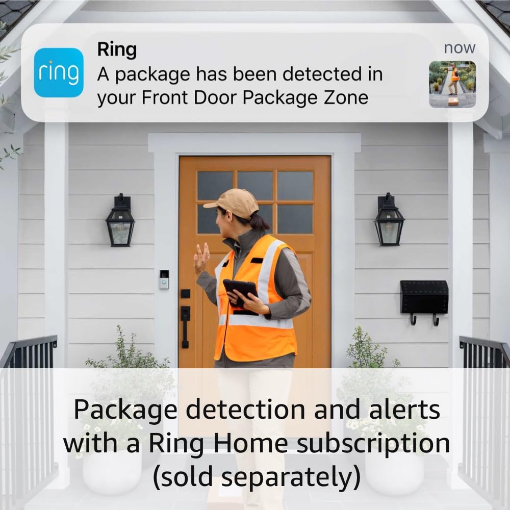 Venetia Battery Doorbell: Live View & Motion Detection