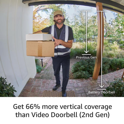 Venetia Battery Doorbell: Live View & Motion Detection