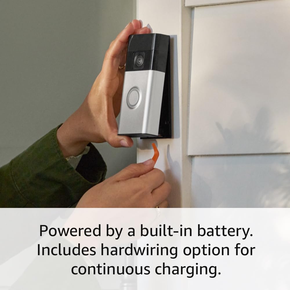 Venetia Battery Doorbell: Live View & Motion Detection
